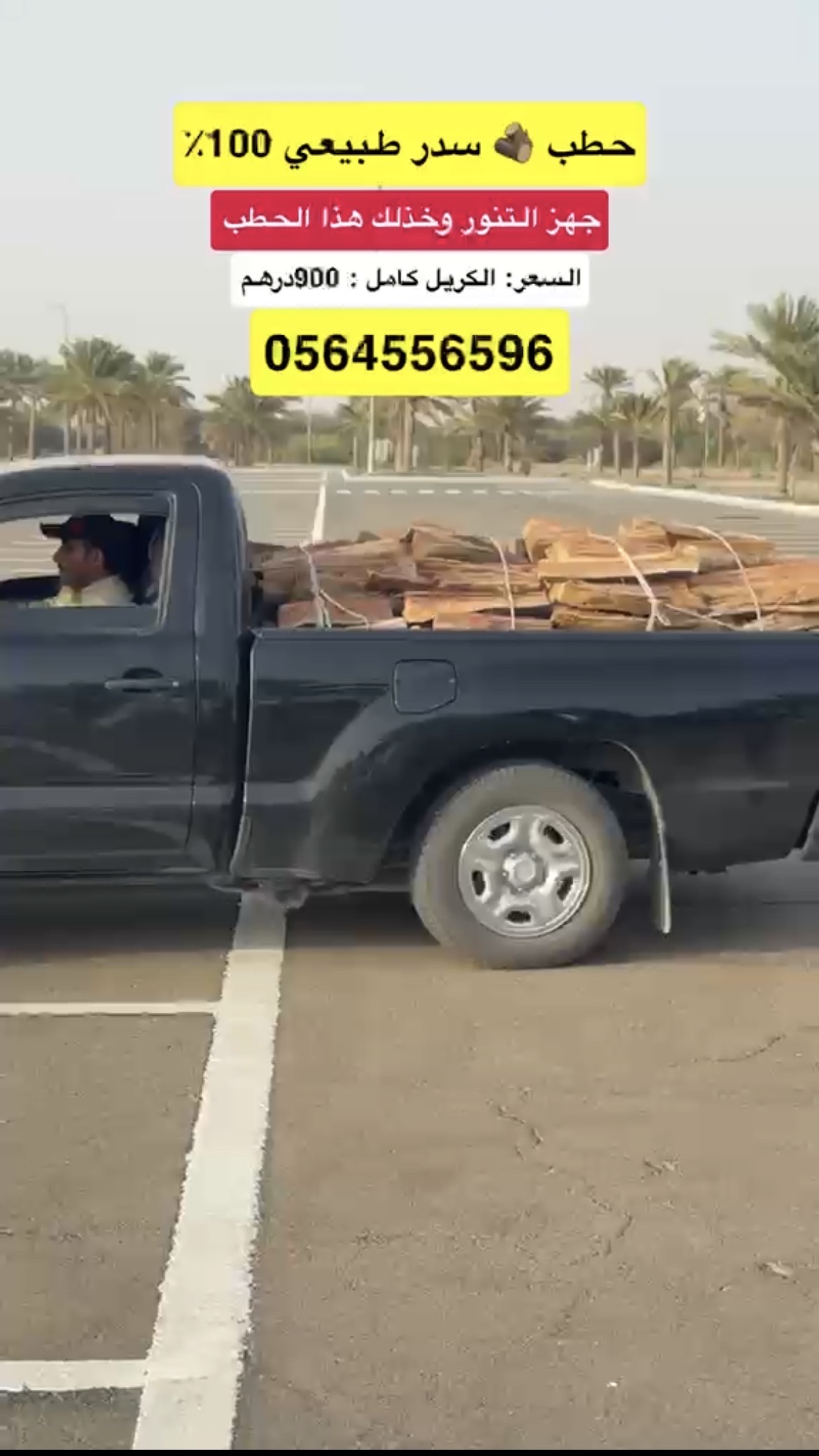 حطب سمر وسدر منوع للبيع