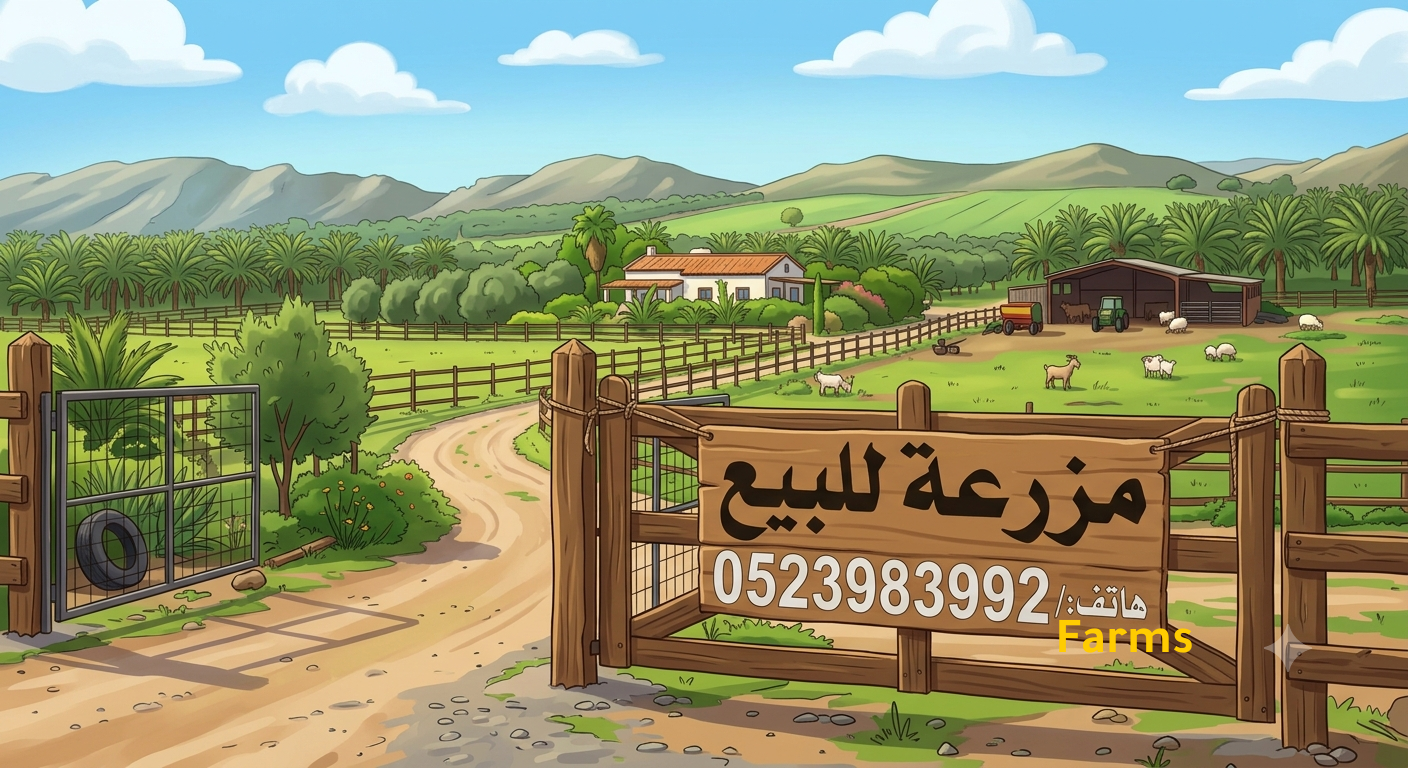 مزرعة للبيع فى الباهيه